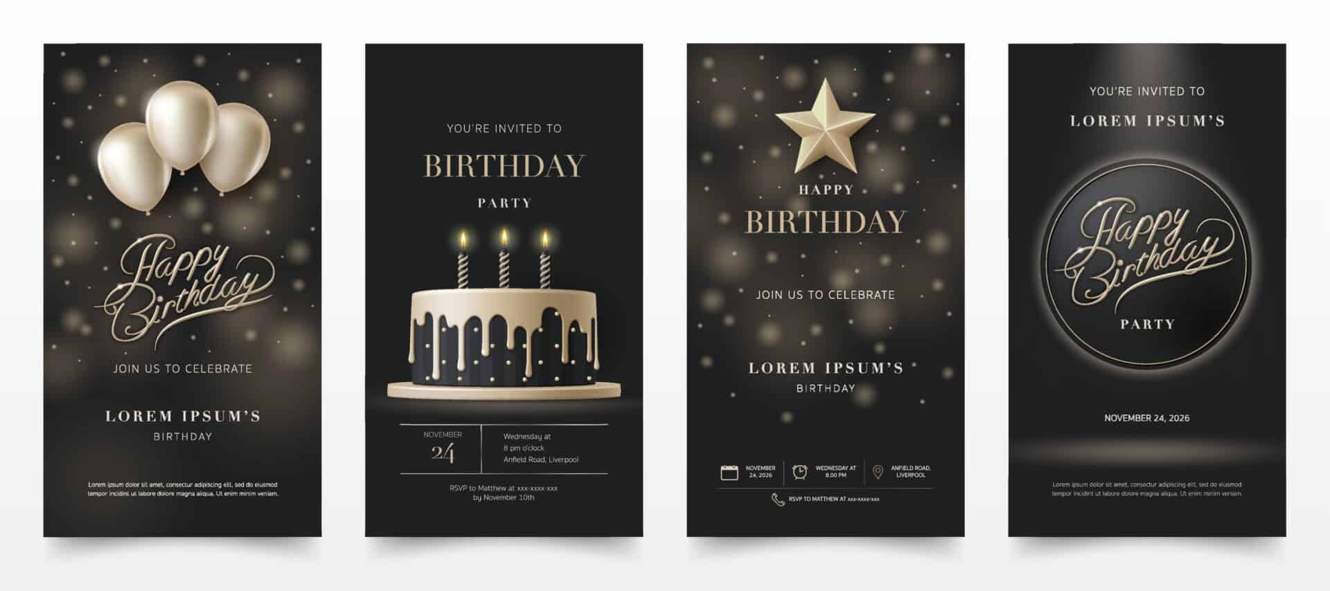 Birthday party invitation printing in Luton